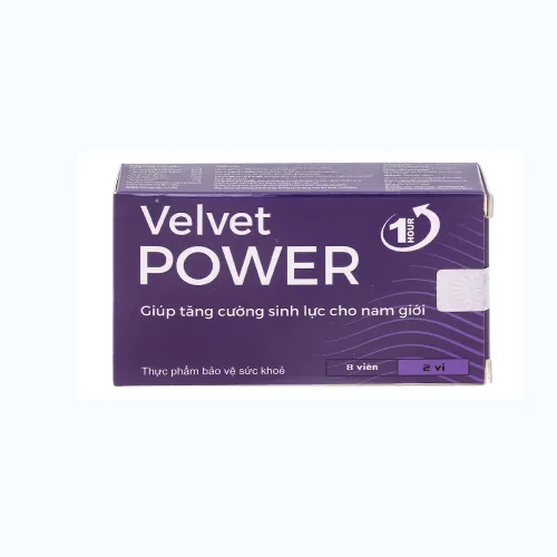 Hauora Velvet Power 1H (Hộp 8 viên) hỗ trợ tăng cường sinh lực nam