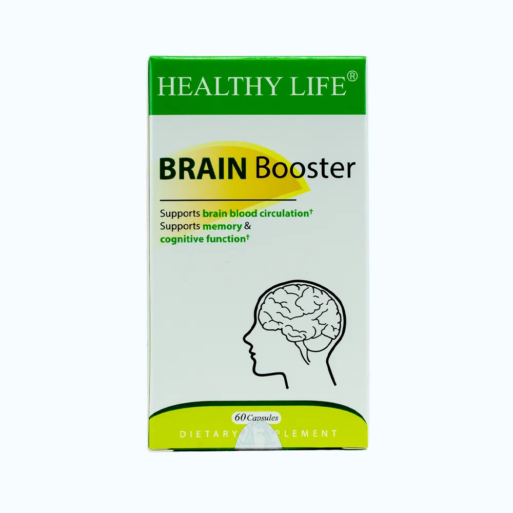 HEALTHY LIFE Brain Booster Hỗ Trợ Chức Năng Não (Hộp 60 viên) 4