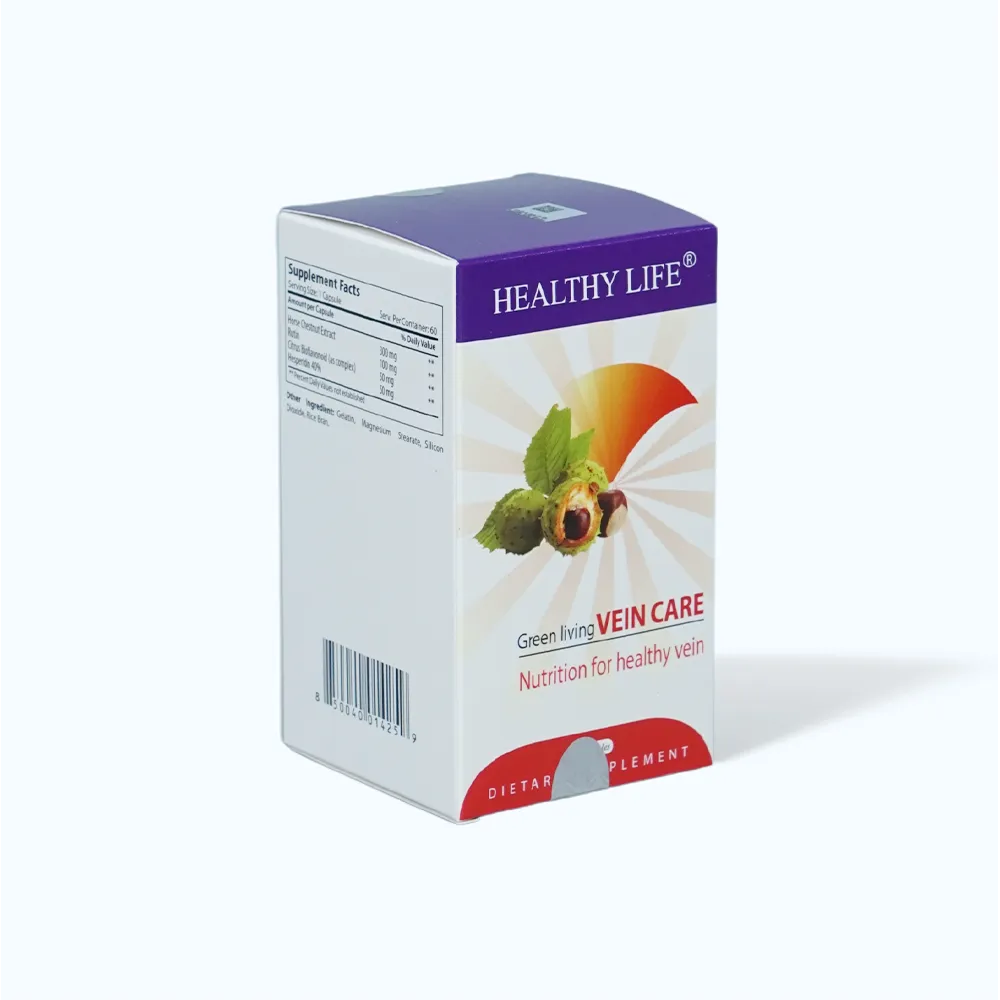 Healthy Life Green Living Vein Care (60 viên) hỗ trợ suy giãn tĩnh mạch 2