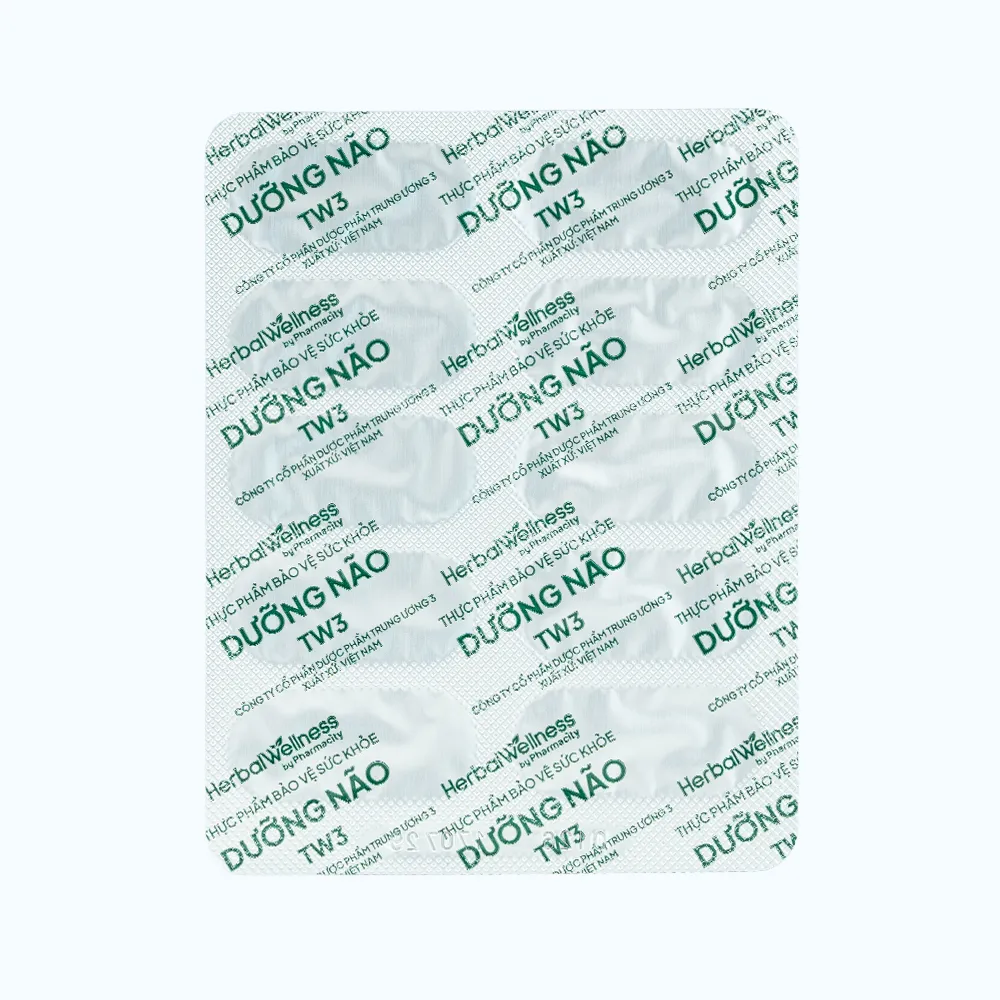 Herbal Wellness Dưỡng Não TW3 hỗ trợ hoạt huyết, tăng cường lưu thông máu (30 viên) 8