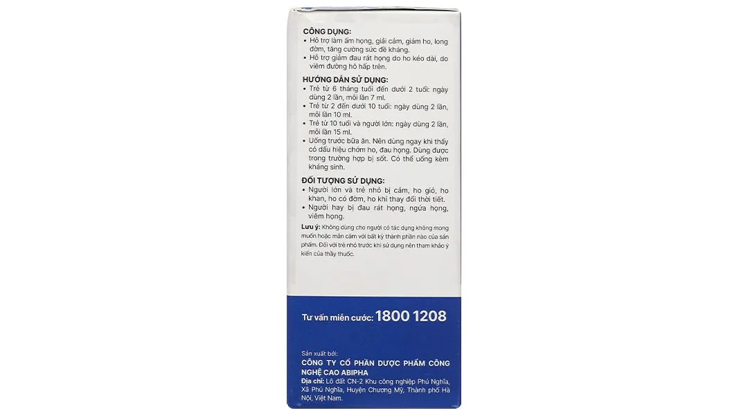 VIÊN UỐNG GIẢM HO HEVIHO THÁI MINH 2X10 20