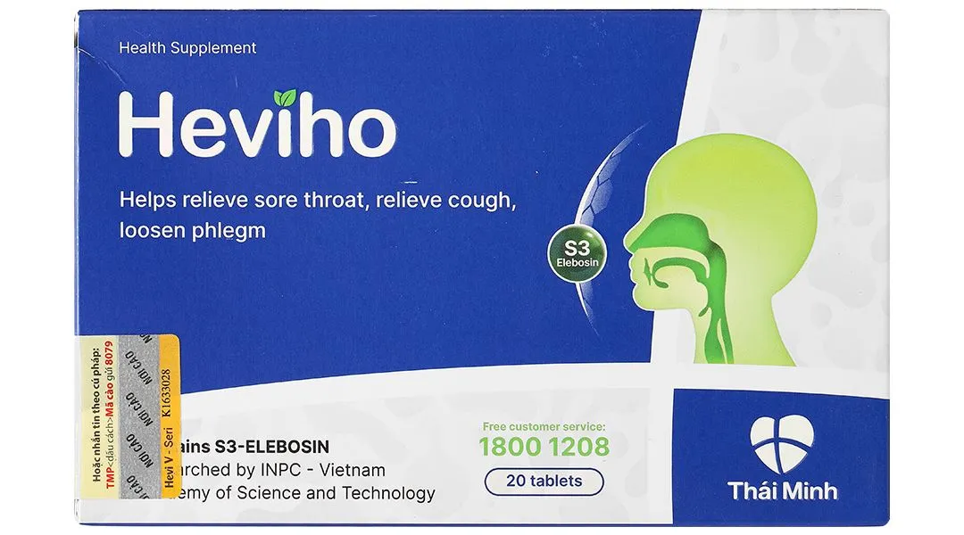 VIÊN UỐNG GIẢM HO HEVIHO THÁI MINH 2X10 4