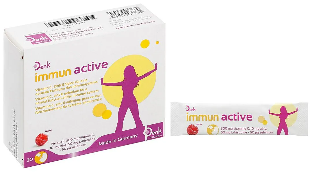 Immun Active Denk hỗ trợ nâng cao sức đề kháng hộp 20 gói x 2g 2
