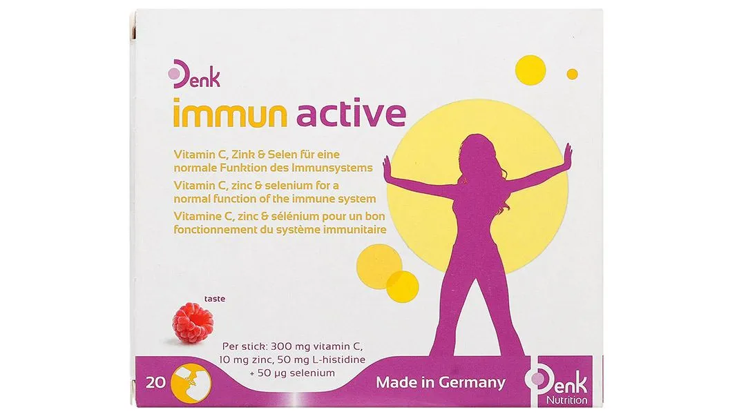 Immun Active Denk hỗ trợ nâng cao sức đề kháng hộp 20 gói x 2g 3