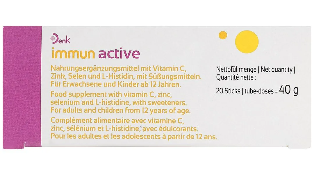 Immun Active Denk hỗ trợ nâng cao sức đề kháng hộp 20 gói x 2g 7