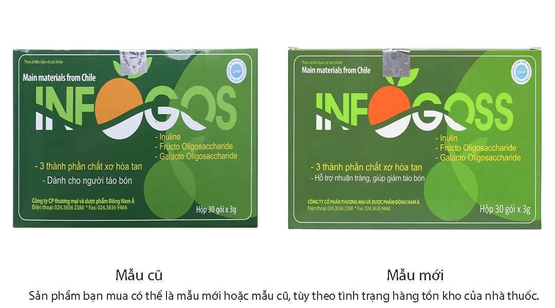 BỘT HÒA TAN GIÚP GIẢM TÁO BÓN INFOGOSS IAP 30 GÓI 2