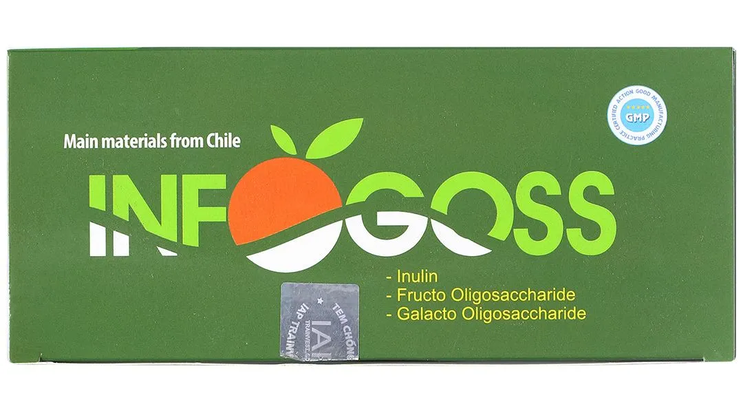 BỘT HÒA TAN GIÚP GIẢM TÁO BÓN INFOGOSS IAP 30 GÓI 8