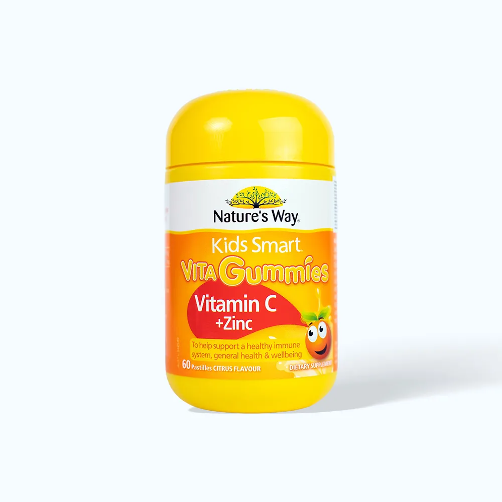 Kẹo dẻo Nature's Way Kids Smart VitaGummies (hộp 60 viên) bổ sung omega-3 cho bé