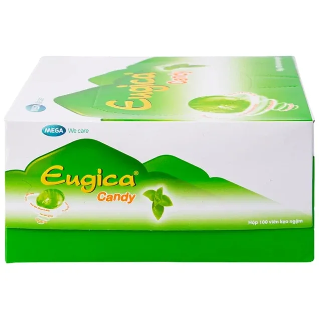Kẹo ngậm thảo dược Eugica Candy giảm ho, đau rát họng (100 viên) 2