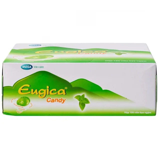 Kẹo ngậm thảo dược Eugica Candy giảm ho, đau rát họng (100 viên) 4