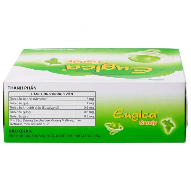 Kẹo ngậm thảo dược Eugica Candy giảm ho, đau rát họng (100 viên) 5