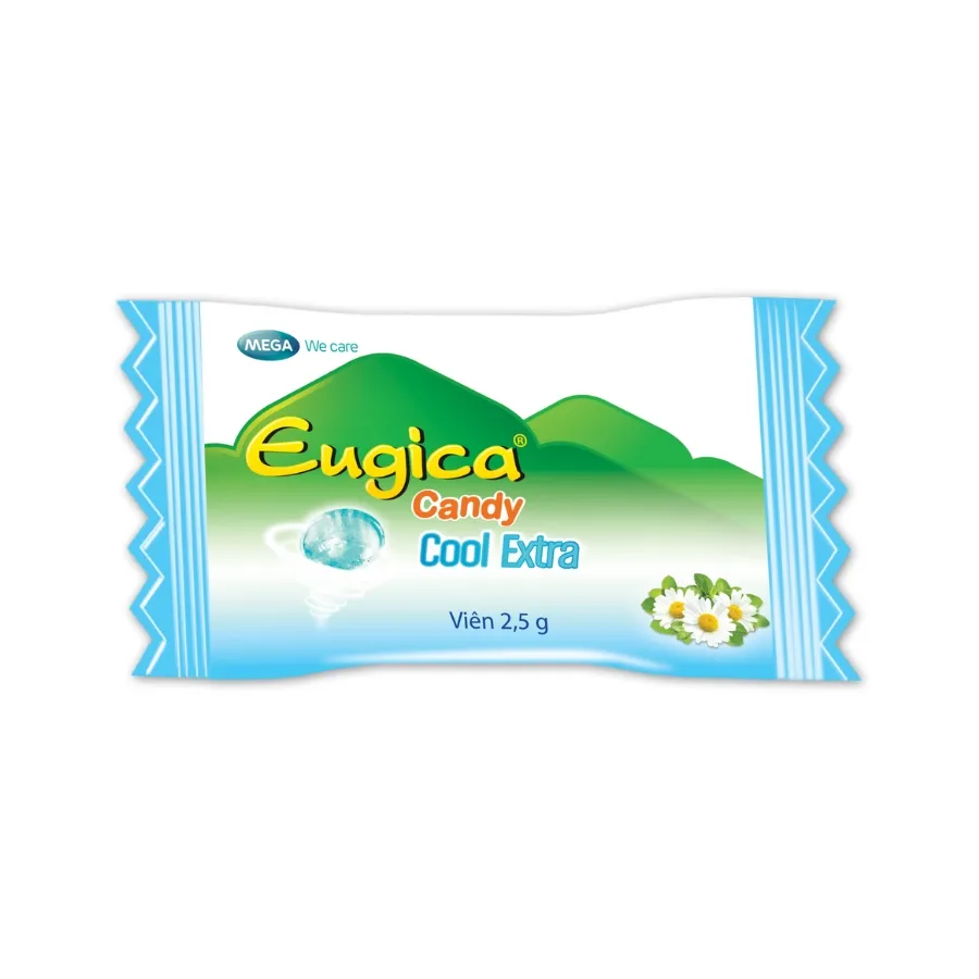 Kẹo thảo dược EUGICA COOL EXTRA (túi 15 viên) 3