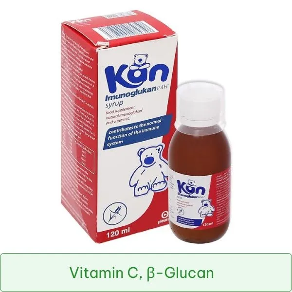 SIRO HỖ TRỢ TĂNG CƯỜNG SỨC ĐỀ KHÁNG Ở TRẺ SYRUP KAN 120ML