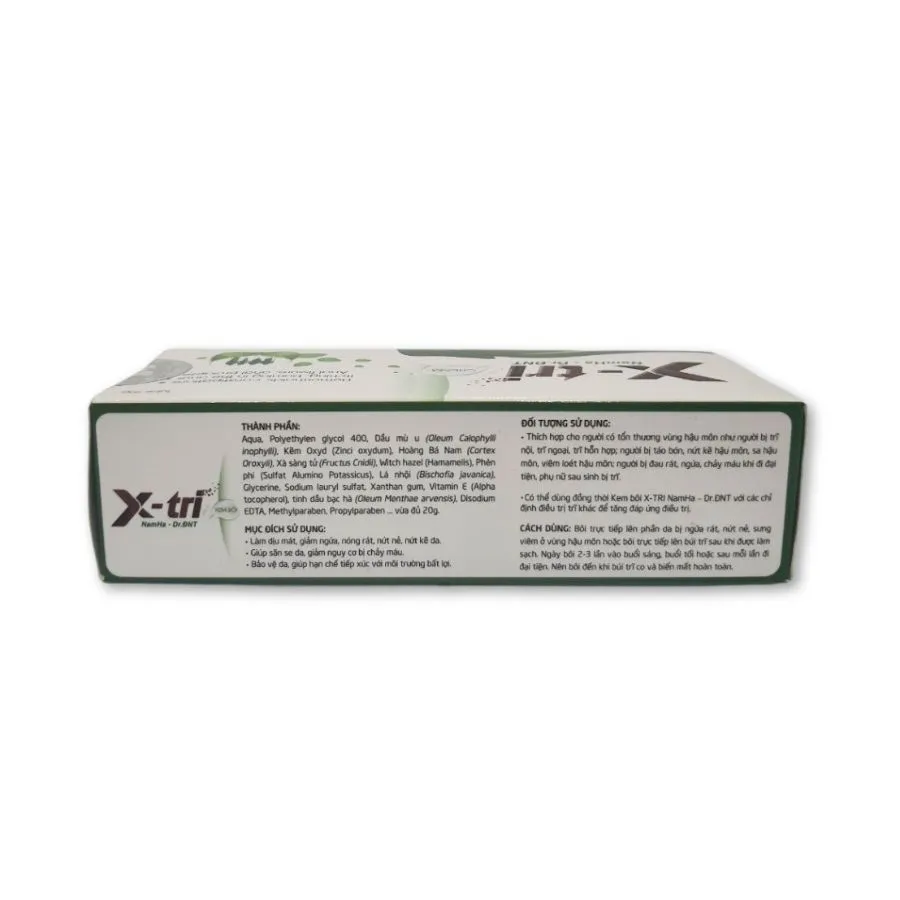 Kem bôi X-tri Nam Hà hậu môn, hỗ trợ trĩ (20g) 2
