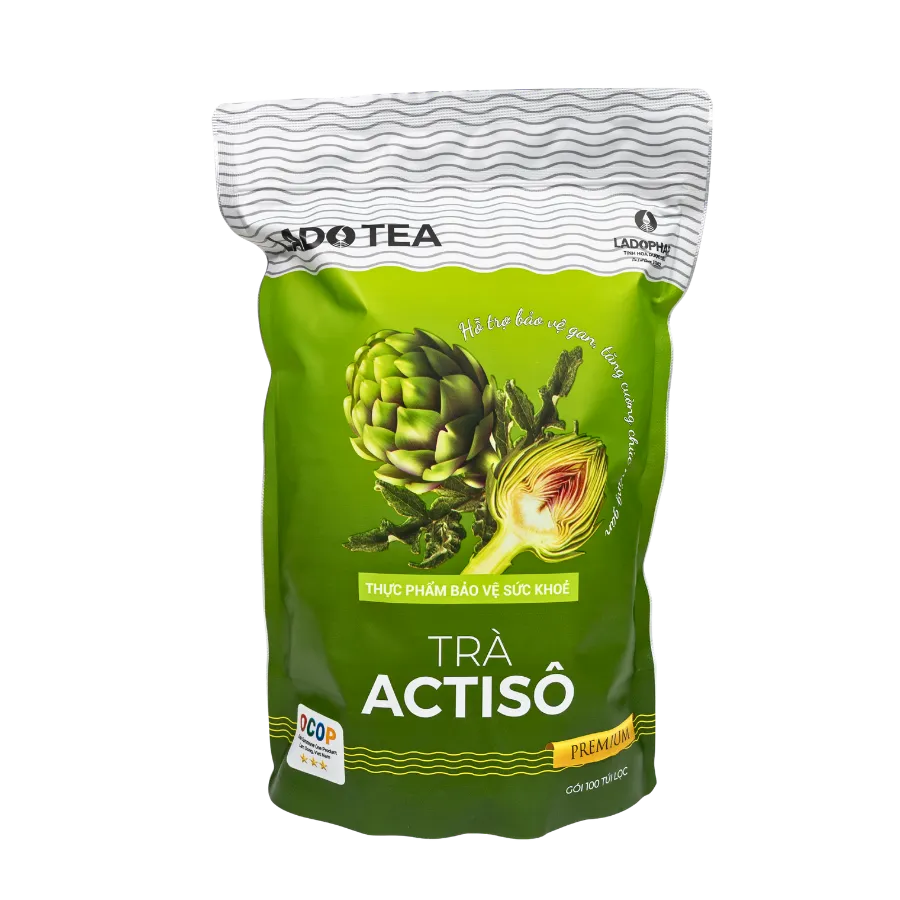 Lado Tea Trà Actisô hỗ trợ bảo vệ gan (Túi 100 gói)