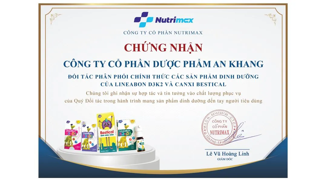 CHAI XỊT HỖ TRỢ HẤP THỤ CANXI LINEABON K2+D3 ERGOPHARMA 10ML 20
