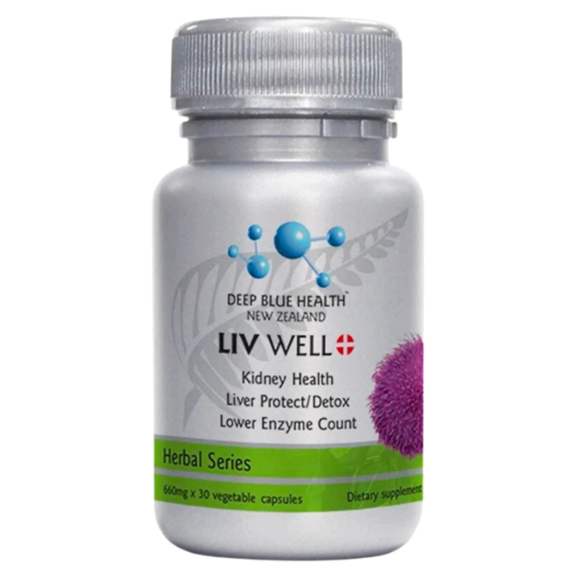 Liv Well Deep Blue Health - Giúp hạ men gan, bổ gan, giải độc