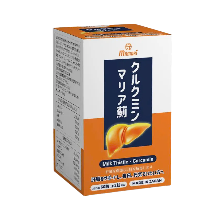 Mamori supports a Halthy Liver - Viên Uống Hỗ Trợ Bảo vệ Gan, Giải độc Gan (Hộp 60 viên)