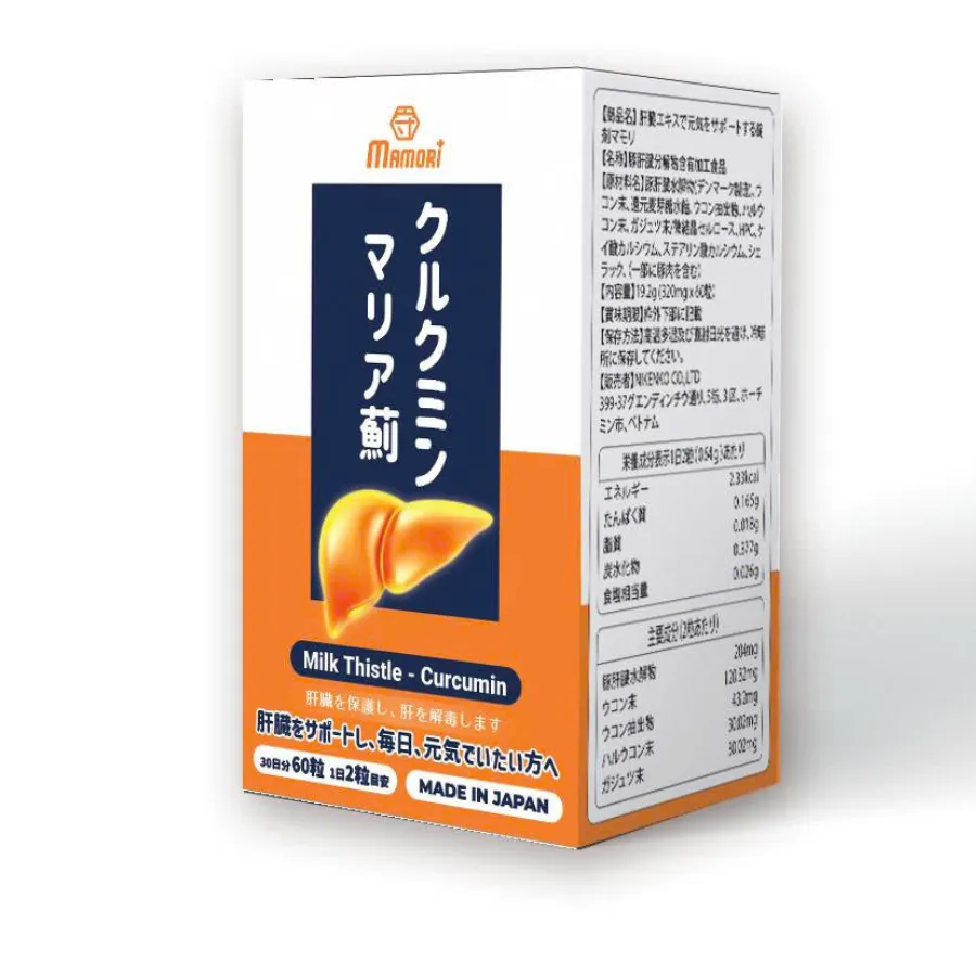 Mamori supports a Halthy Liver - Viên Uống Hỗ Trợ Bảo vệ Gan, Giải độc Gan (Hộp 60 viên) 2