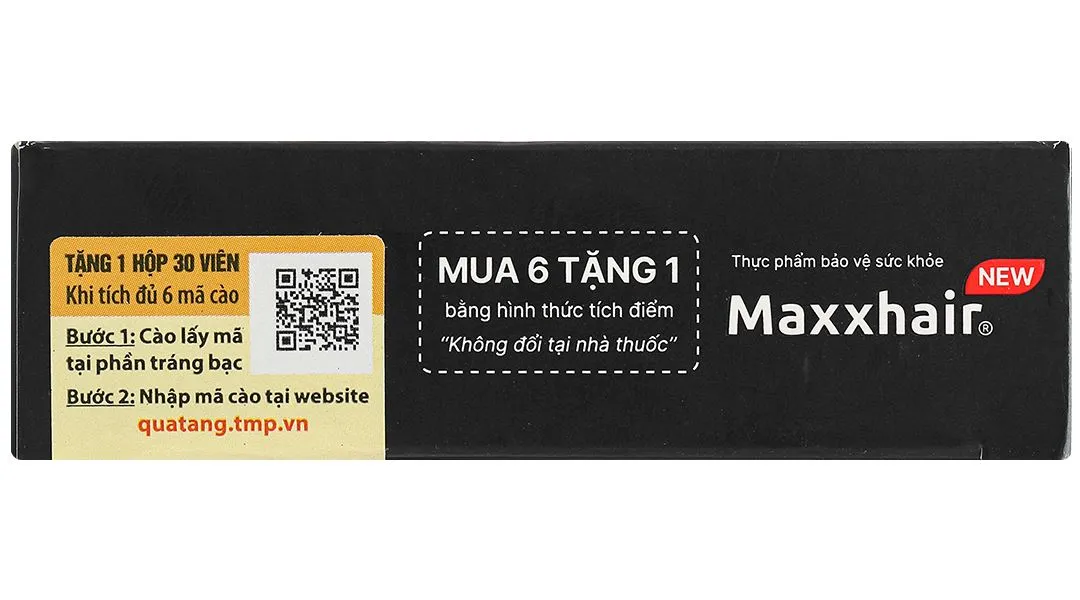 VIÊN UỐNG HỖ TRỢ MỌC TÓC MAXXHAIR NEW THÁI MINH 3X10 13