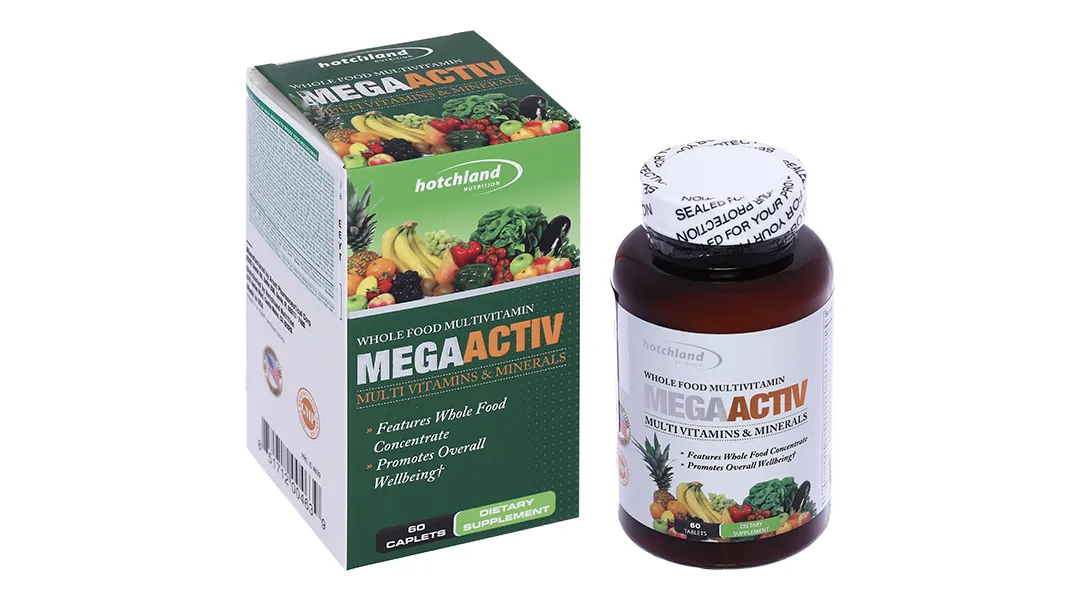 Mega Activ Whole Food Multivitamin hộp 60 viên 2