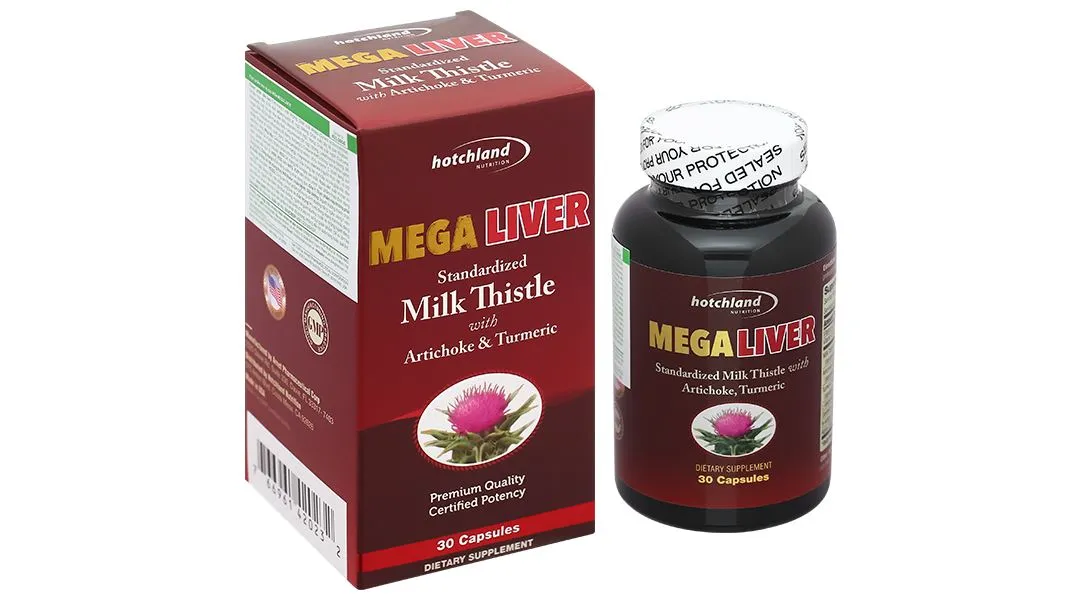 Viên uống Mega Liver giúp tăng cường chức năng gan (Hộp 30 viên) 2