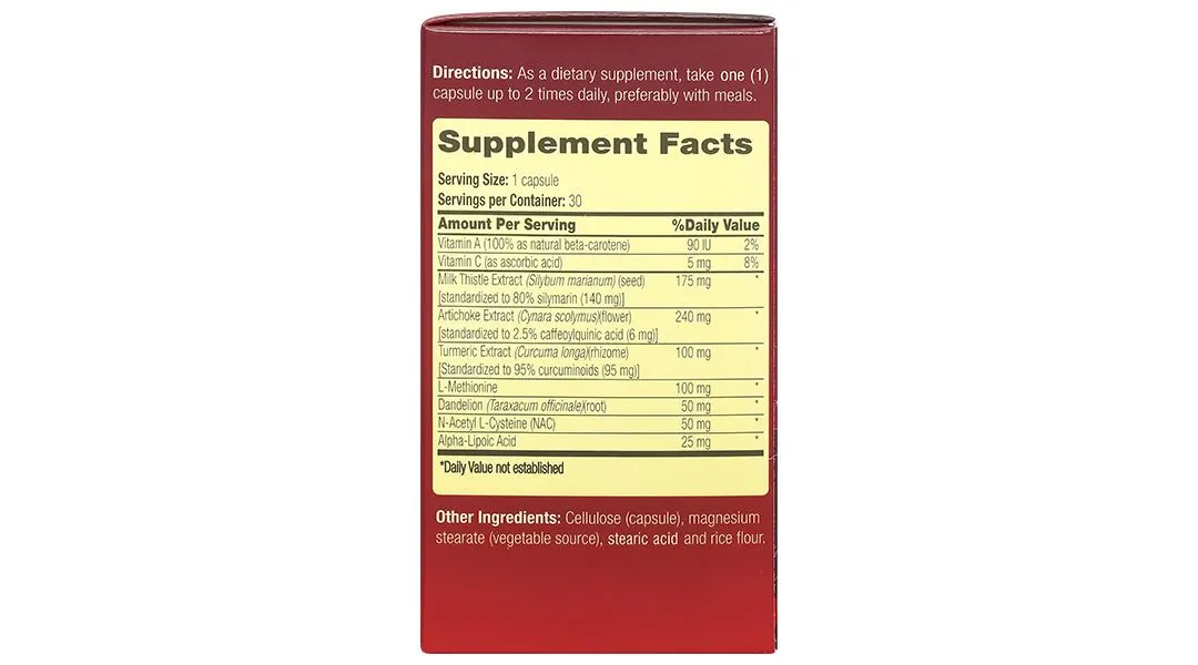 Viên uống Mega Liver giúp tăng cường chức năng gan (Hộp 30 viên) 4
