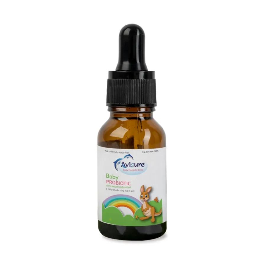 Men vi sinh Avisure Baby Probiotic giảm triệu chứng rối loạn tiêu hóa cho trẻ (20ml) 3