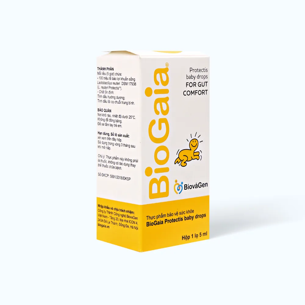 Men vi sinh BioGaia Protectis Baby Drops (5ml) giúp bổ sung lợi khuẩn cho bé 2