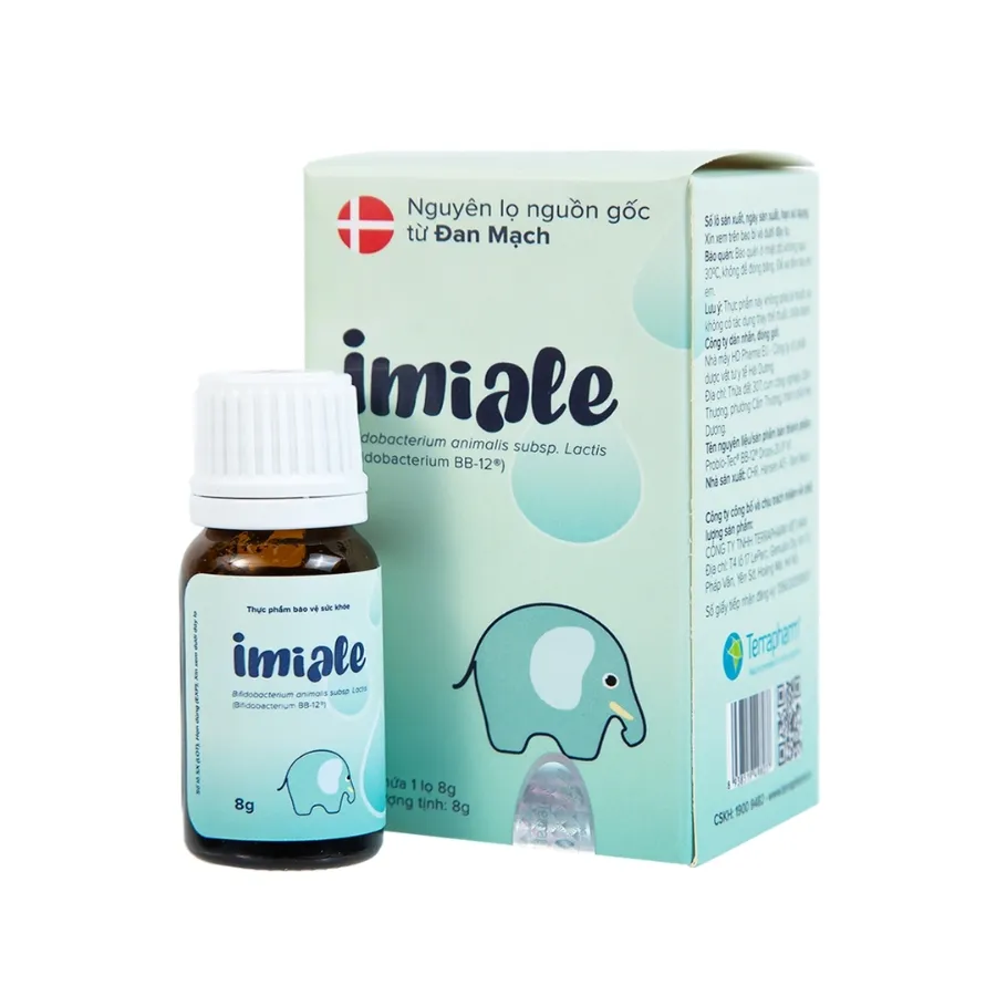 Men vi sinh Imiale bổ sung lợi khuẩn, tăng cường tiêu hoá - Lọ 8g