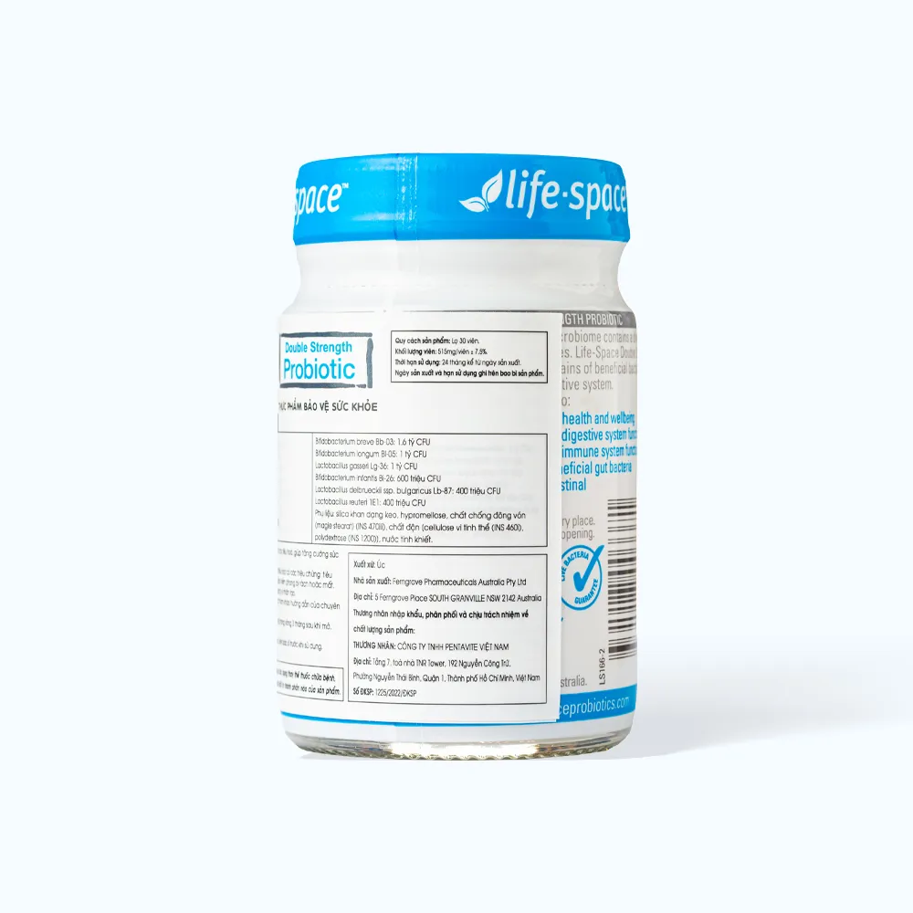 Men vi sinh Life Space Double Strength Probiotic (hộp 30 viên) hỗ trợ tiêu hóa 2