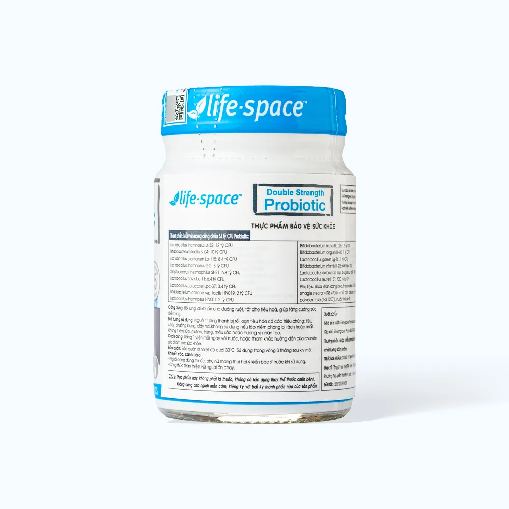 Men vi sinh Life Space Double Strength Probiotic (hộp 30 viên) hỗ trợ tiêu hóa 3