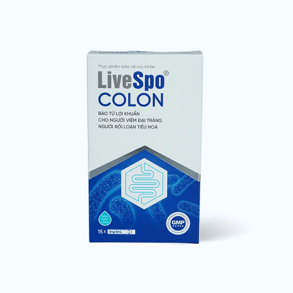 LIVESPO COLON 20 ỐNG X 5ML - BÀO TỬ LỢI KHUẨN CHO NGƯỜI VIÊM ĐẠI TRÀNG