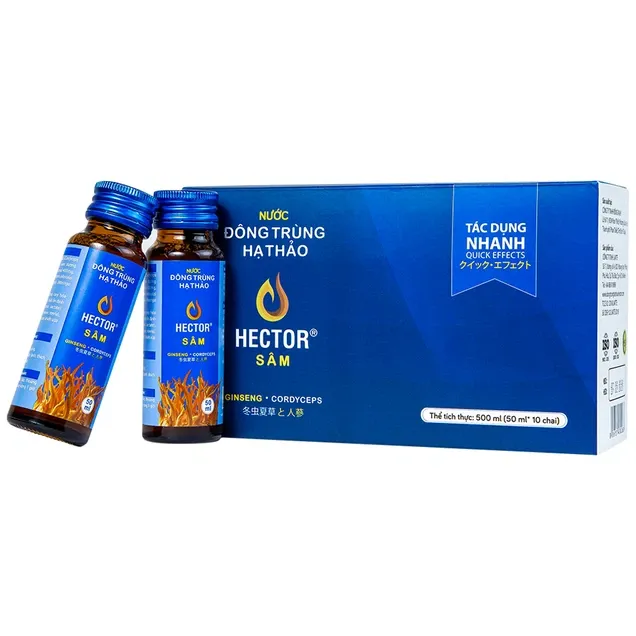 Nước Đông Trùng Hạ Thảo Hector Sâm (10 chai x 50ml) 3