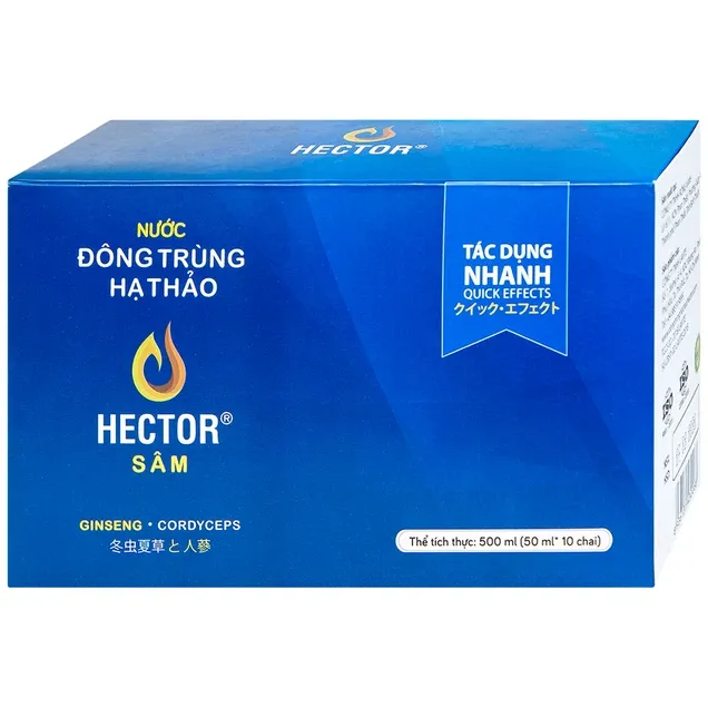 Nước Đông Trùng Hạ Thảo Hector Sâm (10 chai x 50ml) 4
