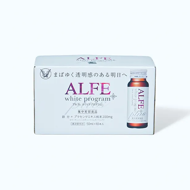 Nước uống Alfe White Program (hộp 10 chai) bổ sung collagen