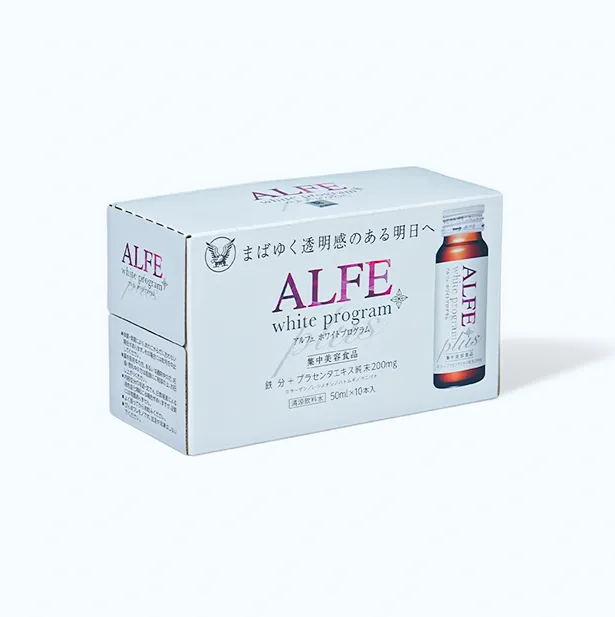 Nước uống Alfe White Program (hộp 10 chai) bổ sung collagen 2