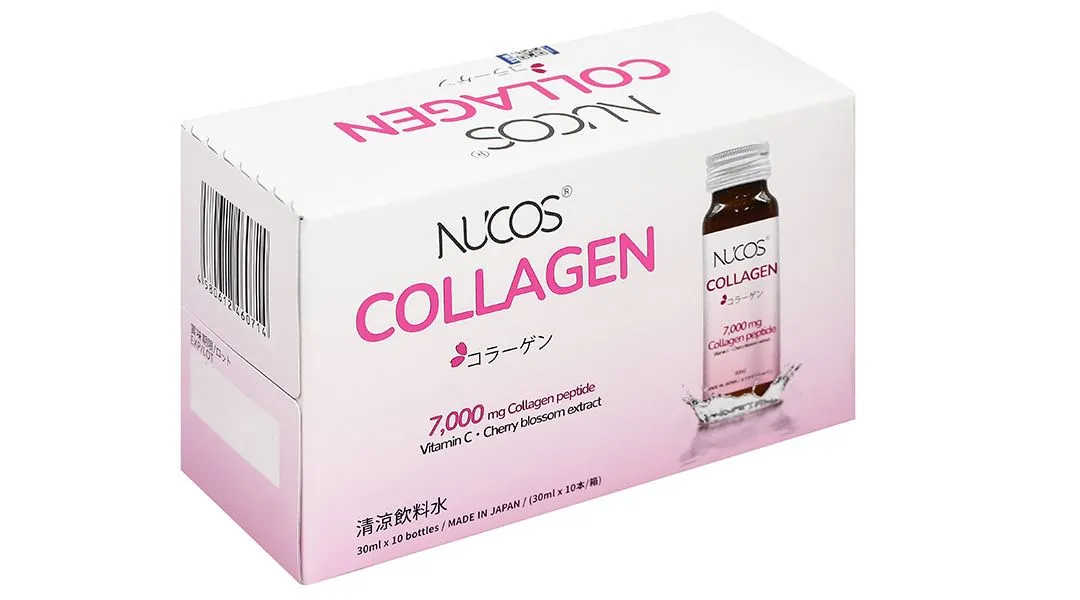 Nước uống bổ sung Collagen Nucos 7.000 hộp 10 chai x 30ml 2