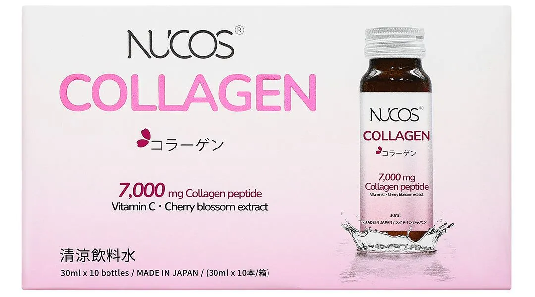 Nước uống bổ sung Collagen Nucos 7.000 hộp 10 chai x 30ml 3