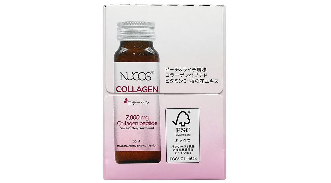Nước uống bổ sung Collagen Nucos 7.000 hộp 10 chai x 30ml 5