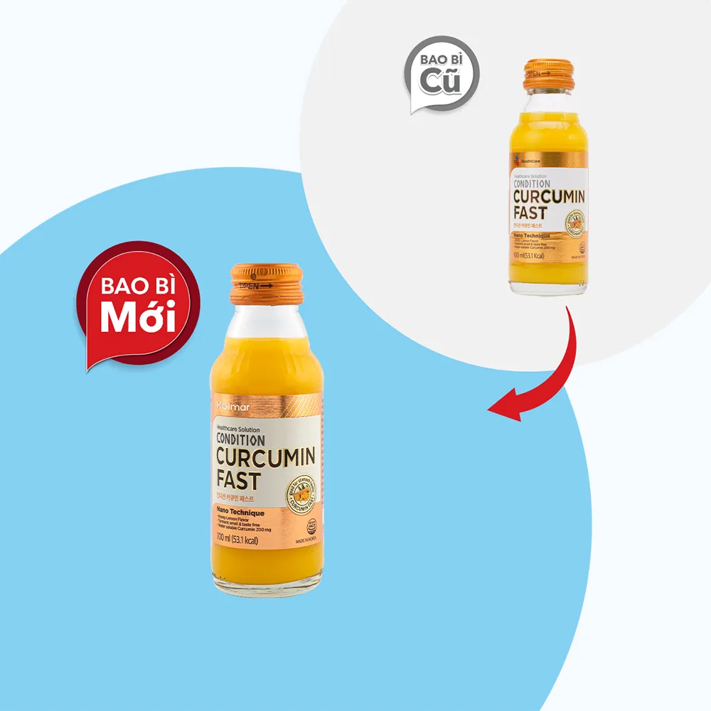 Nước uống Condition Curcumin Fast (Chai 100ml) giúp bảo vệ dạ dày 4