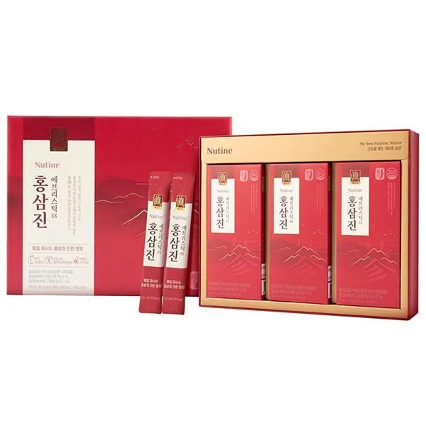 Hồng sâm cô đặc HONGSAMJIN EVERYSTICK EX hỗ trợ bồi bổ cơ thể (3 hộp x 10 gói)