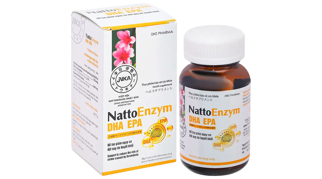 Nattoenzym DHA EPA lọ 60 viên 2