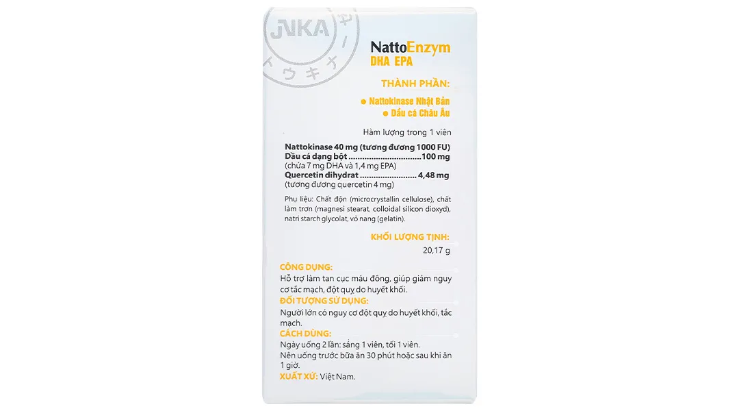 Nattoenzym DHA EPA lọ 60 viên 5