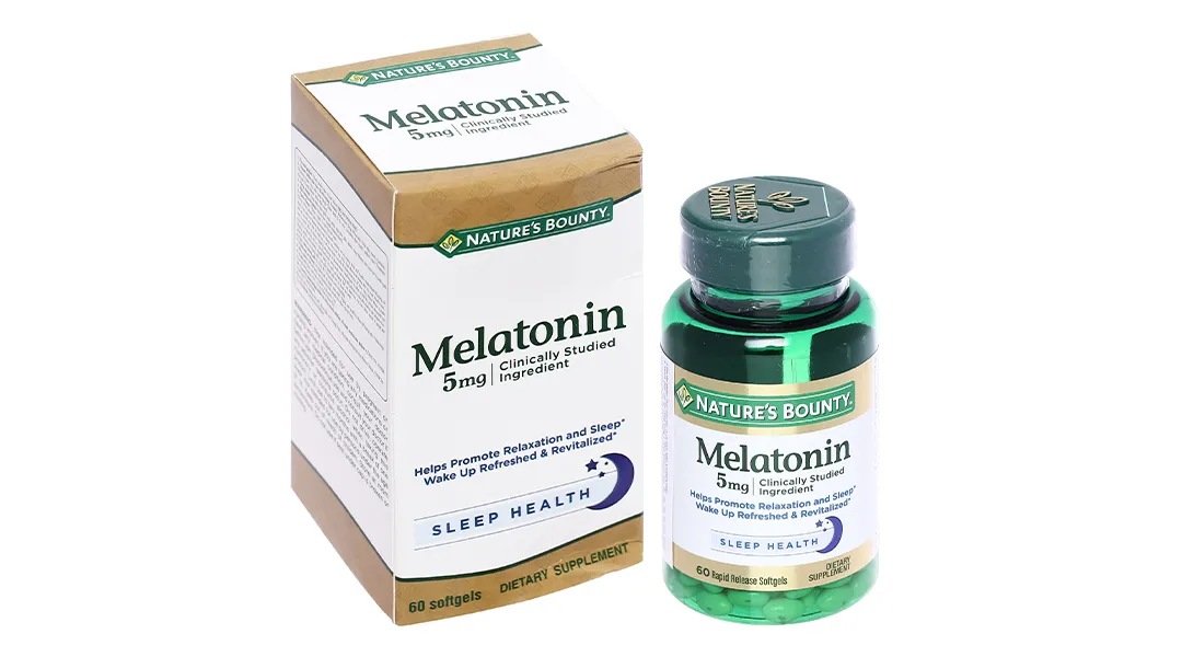 MELATONIN 5MG NATURES BOUNTY 60V 2