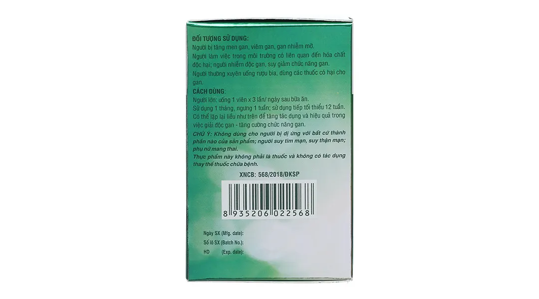 VIÊN UỐNG BỔ GAN NATUREN Z DHG 10X10 4