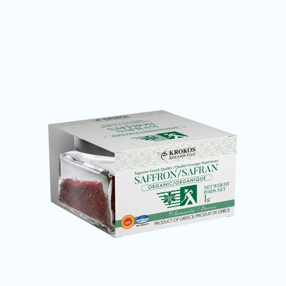 Nhụy hoa nghệ tây Krokos Kozanis Pdo (Hộp 1g) tăng cường sức khỏe