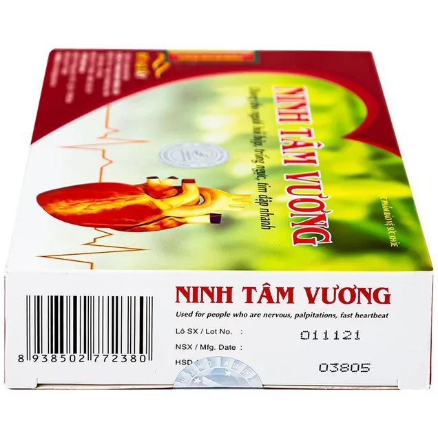 Viên uống Ninh Tâm Vương (30 viên) hỗ trợ giảm hồi hộp, trống ngực 6