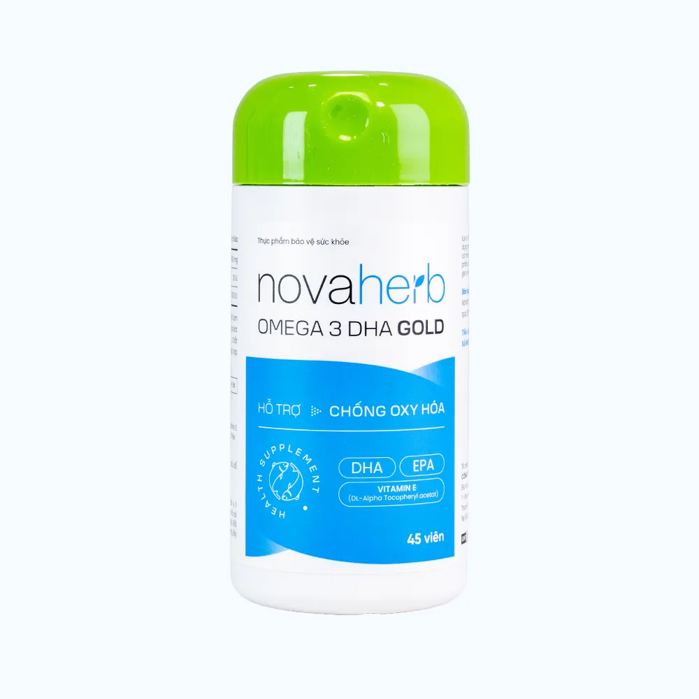 Novaherb Omega 3 DHA Gold (Hộp 45 Viên Nang Mềm) 6