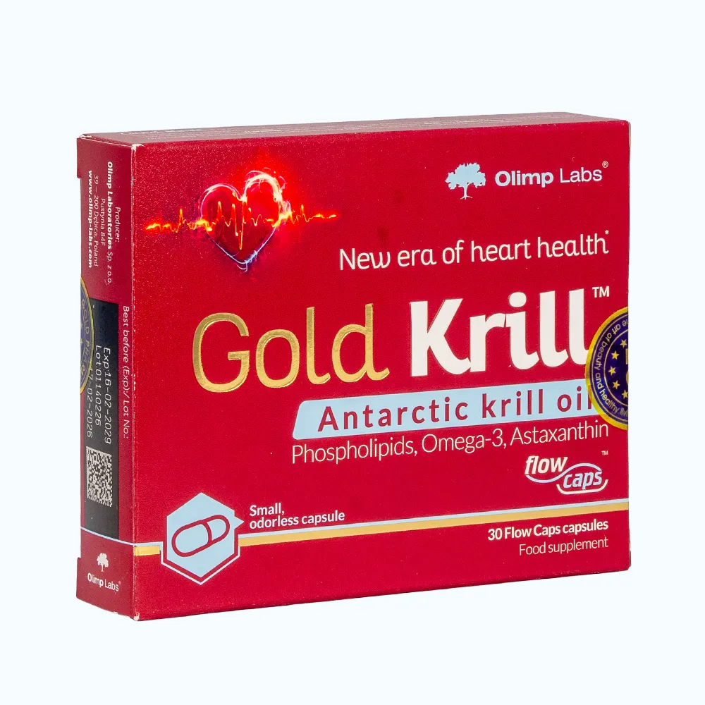 OLIMP LABS Gold Krill Bổ Sung EPA & DHA Hộp 30v 2